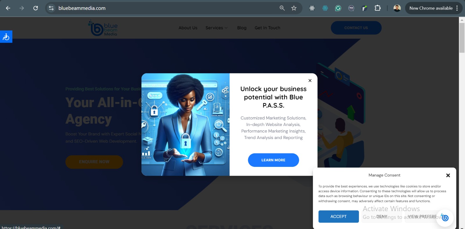 BLU – AI Digital Marketing Bot gallery